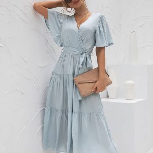 Pale Blue Maxi Dress