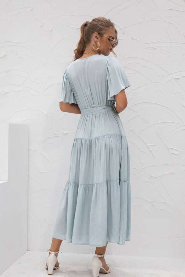Pale Blue Maxi Dress