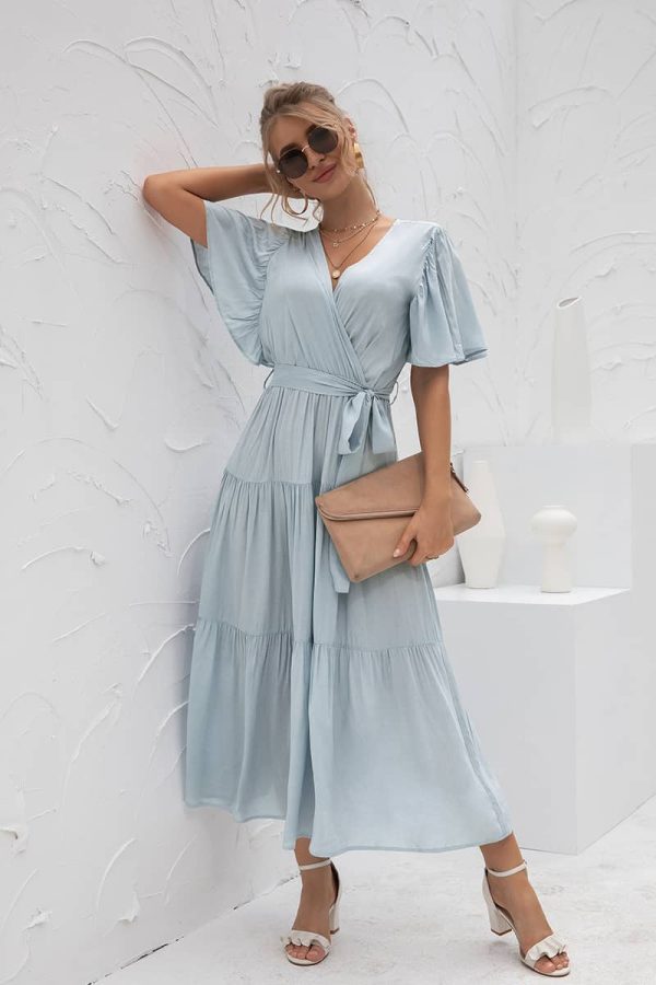 Pale Blue Maxi Dress