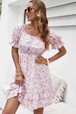 Pale Pink Vintage Midi Dress