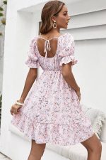 Pale Pink Vintage Midi Dress