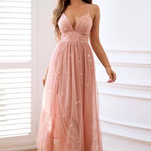 Pink Bridesmaid Dress
