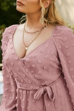 Pink Plus Size Maxi Dress