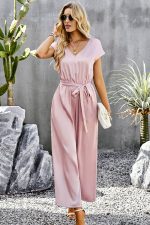 Pink Wide Jumpsuit