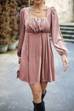 Powder Pink Mini Dress