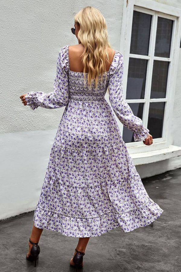 Romantic Bardot Maxi Dress