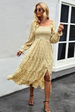 Romantic Bardot Maxi Dress