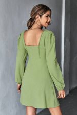 Sage Green Mini Dress