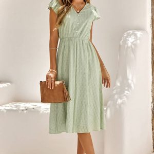 Sage Midi Dress