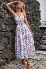 Spring Floral Print Dress