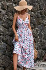 Spring Floral Print Dress