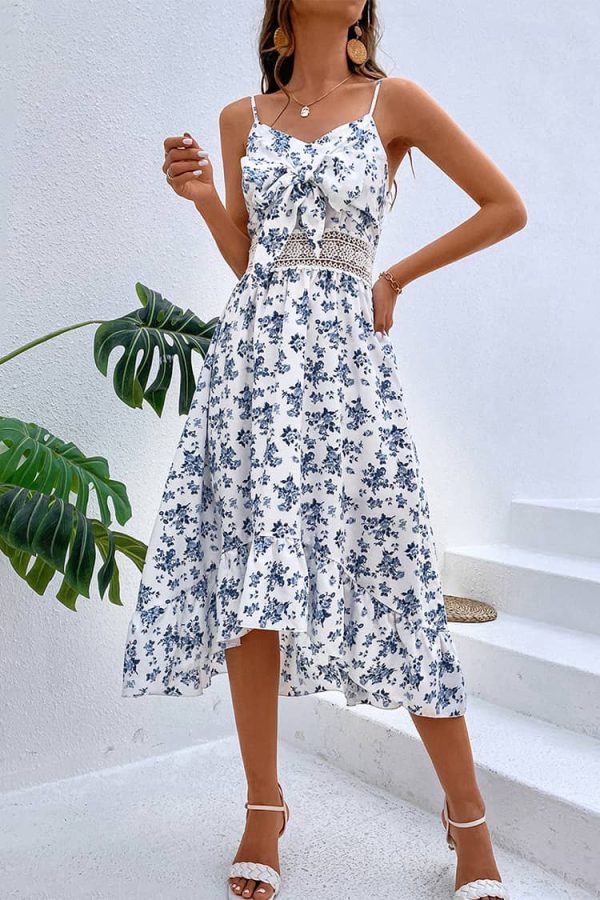 Summer Floral Midi Dress