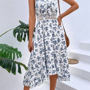 Summer Floral Midi Dress