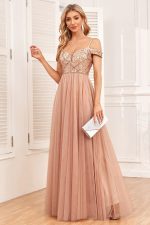 Tulle Ceremony Maxi Dress