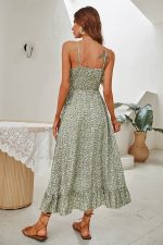 V-Neck Floral Maxi Dress