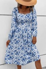 Vintage Floral Maxi Dress