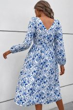 Vintage Floral Maxi Dress