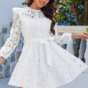 Vintage Lace Mini Dress