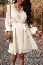 White Bridesmaid Midi Dress