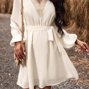 White Bridesmaid Midi Dress