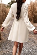 White Bridesmaid Midi Dress