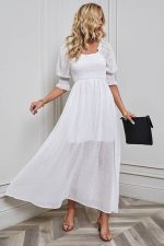 White Lace Maxi Dress