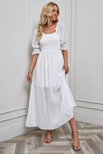 White Lace Maxi Dress