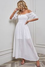 White Lace Maxi Dress
