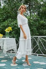 White Lace Maxi Dress