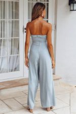 Wide Leg Trouser Jumpsuits