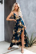 Wrap-style Chic Maxi Dress