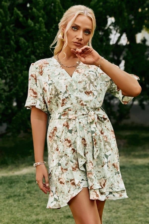 floral print, waist, skirts